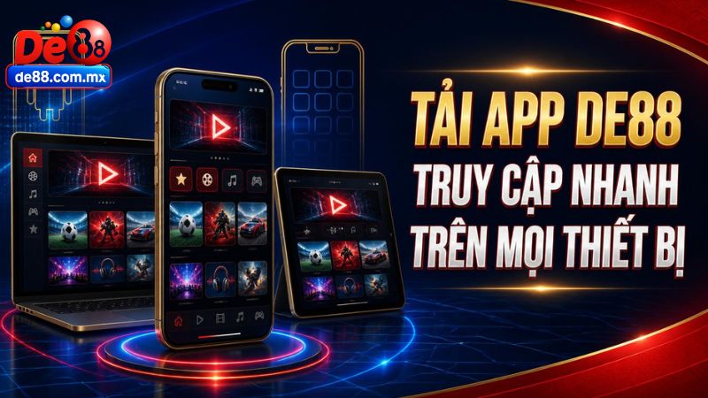 Tải app DE88 trên điện thoại Android và iOS