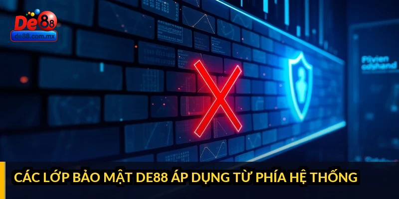 Các lớp bảo mật DE88 áp dụng từ phía hệ thống