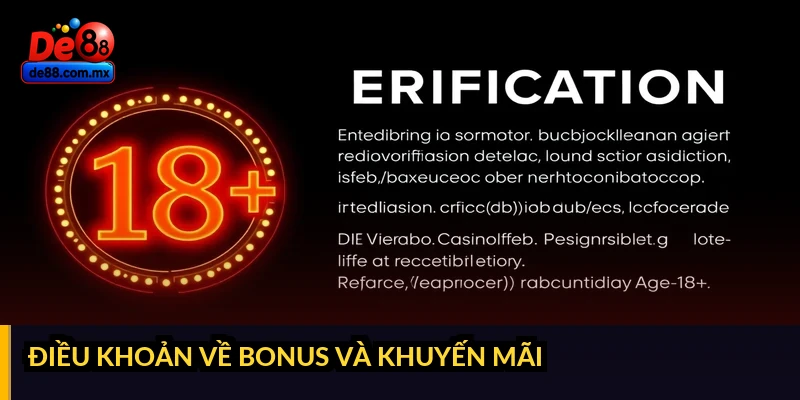 3. Điều khoản về bonus và khuyến mãi